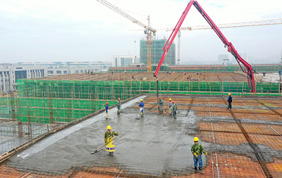 假期過后施工忙 建設(shè)項(xiàng)目“加速度” 工程建設(shè)