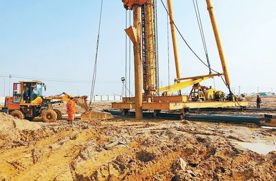 九溪大橋打下第一根樁！濱海東大道預計2021年底竣工通車